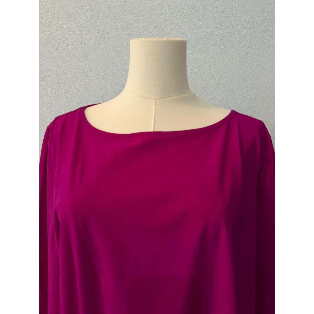 NEW Porto San Francisco Reverie Top Pink Asymmetric Avant Garde Minimalist Sz 4 - Picture 3 of 14